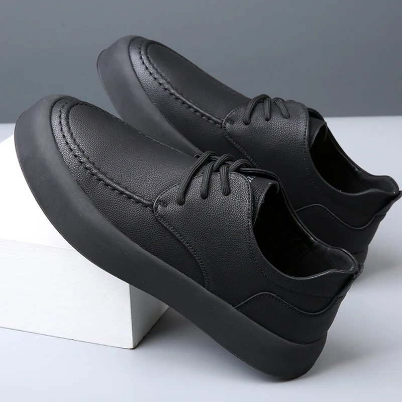 Herren Freizeitschuhe mit Schnürung – Modisch, Handgefertigt aus Echtem Leder, Outdoor Oxfords - Image 4