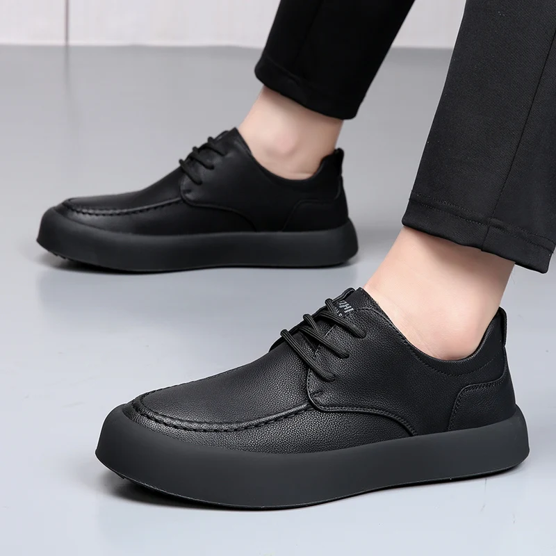 Herren Freizeitschuhe mit Schnürung – Modisch, Handgefertigt aus Echtem Leder, Outdoor Oxfords - Image 6